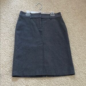 Express Pencil Work Grey Skirt S 1/2
